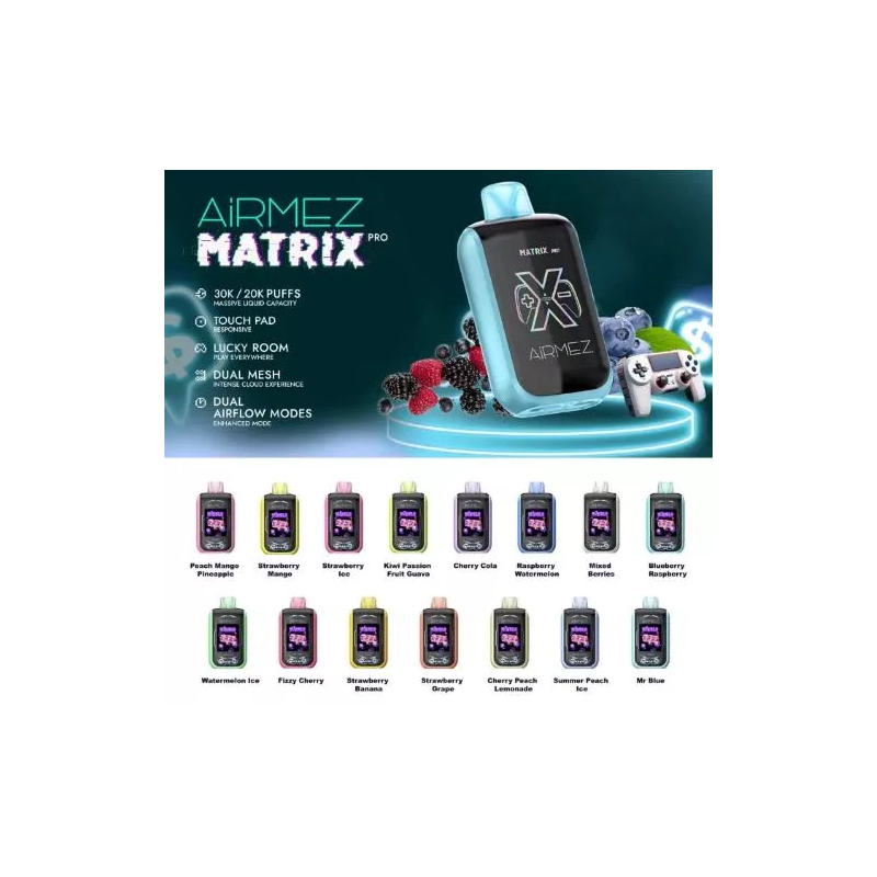 Airmez Matrix 30K 一次性電子煙｜3% 尼古丁