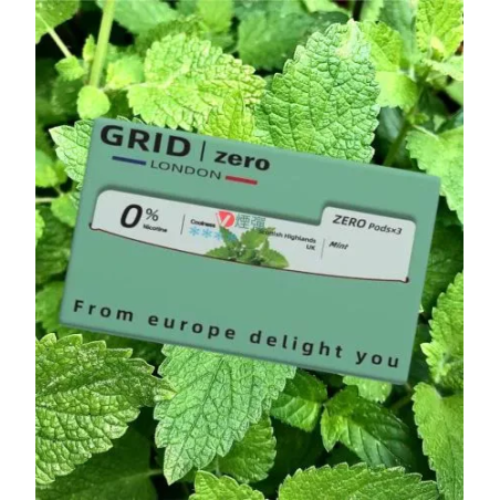 GRID Zero Transparent Pod 0% | 無尼古丁透明煙彈 RELX 1代通用 (3顆裝)