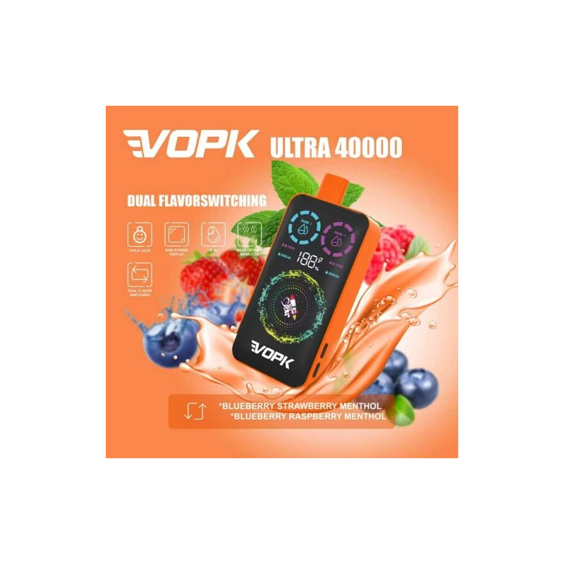 VOPK ULTRA 40K puffs 【2 in 1 】Disposable | Nic 3% | 一次性電子煙