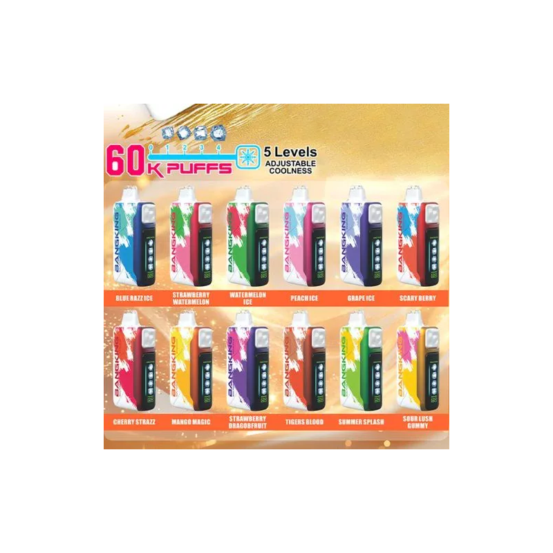 BangKing Ice Cool 60K 一次性電子煙｜5% 尼古丁