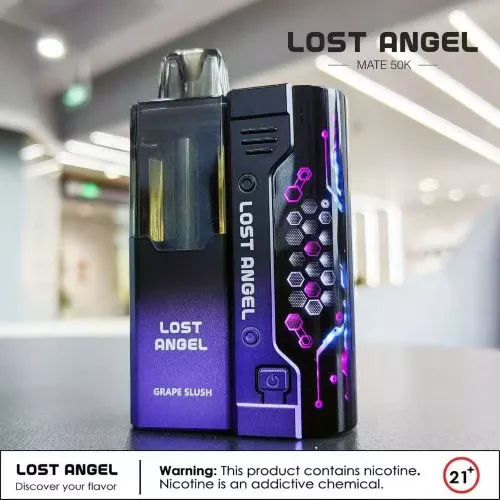 LOST ANGEL 迷失的天使 MATE 50K  一次性電子煙  | 標準模式 50,000 口 >> 強勁模式 30,000 口 | 5% 尼古丁
