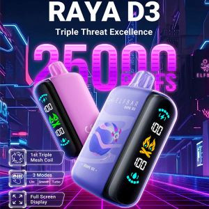 ELFBAR RaYa D3 一次性电子烟 25000口【LED 屏幕顯示】5%