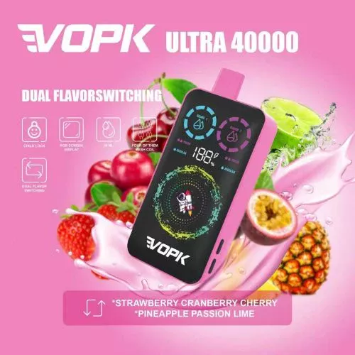 VOPK ULTRA 40K puffs 【2 in 1 】Disposable | Nic 3% | 一次性電子煙