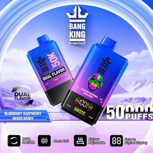 BANG 爆炸王 50k口【旋轉煙嘴】【雙重口味】一次性電子煙  5%